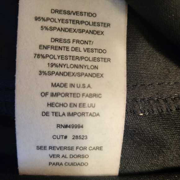 R&M Richards Sleeveless Gold Panel Sheath Dress Size 6 - Picture 12 of 13